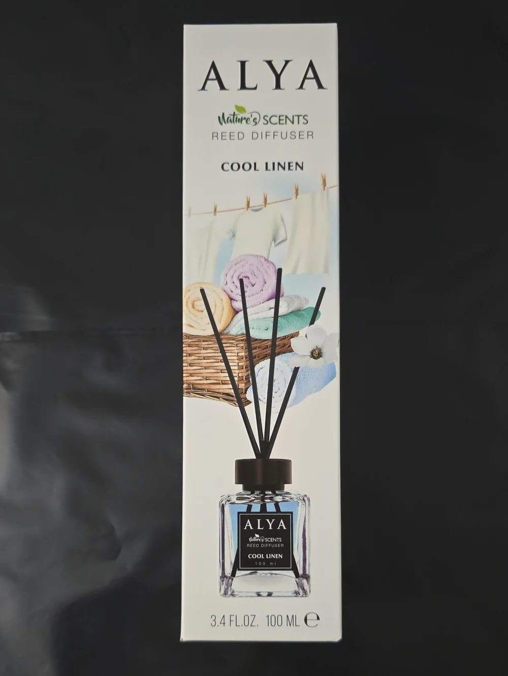 Alya Cool Linen Reed Diffuser - Picture 1 of 4